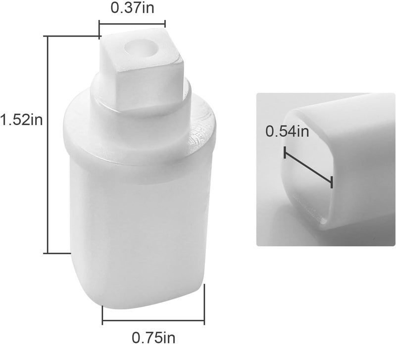Llhhs Faucet Handle Parts for Kohler 1070733 Stem Driver Replacement,for Kohler Shower/Faucet Handle Adapter Replacement Parts - Image 1